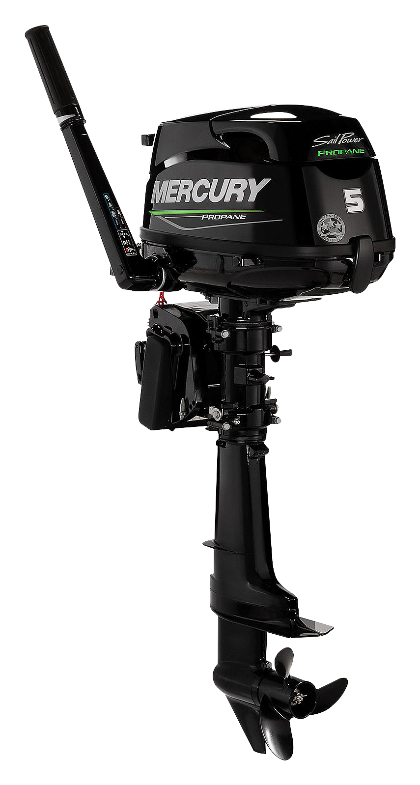 Mercury 5hp Tiller Propane Sail Power FourStroke Outboard Motor, 20